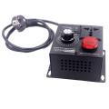 Ac220V 4000W Scr Electronic Voltage Regulator Temperature Motor Fan Speed Controller Dimmer Electric Tool Adjustable,Eu Plug.