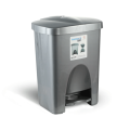 RFL Paddle Bin 20L Silver 86946. 