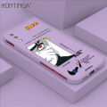 Hontinga for Samsung Galaxy M10 Back Cover New Anime Naruto Side Design Case Square Edge Liquid Silicone Phone Case. 