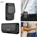 Cell Phone Nylon Protective Case Waist Bag Shockproof Outdoor Accessories Black. 