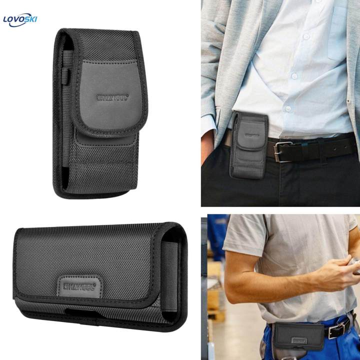 Cell%20Phone%20Nylon%20Protective%20Case%20Waist%20Bag%20Shockproof%20Outdoor%20Accessories%20Black%20-%20Image%206