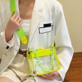 Clear Bag for Women PVC Transparent Clear Shoulder Crossbody Bag Chain Purse Handbags Stadium Approved Hobo Satchel Bag Gift. 