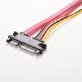 12 Inch Male to Female 7 15 Pin SATA Data HDD Power Combo Extend Extension Cable. 