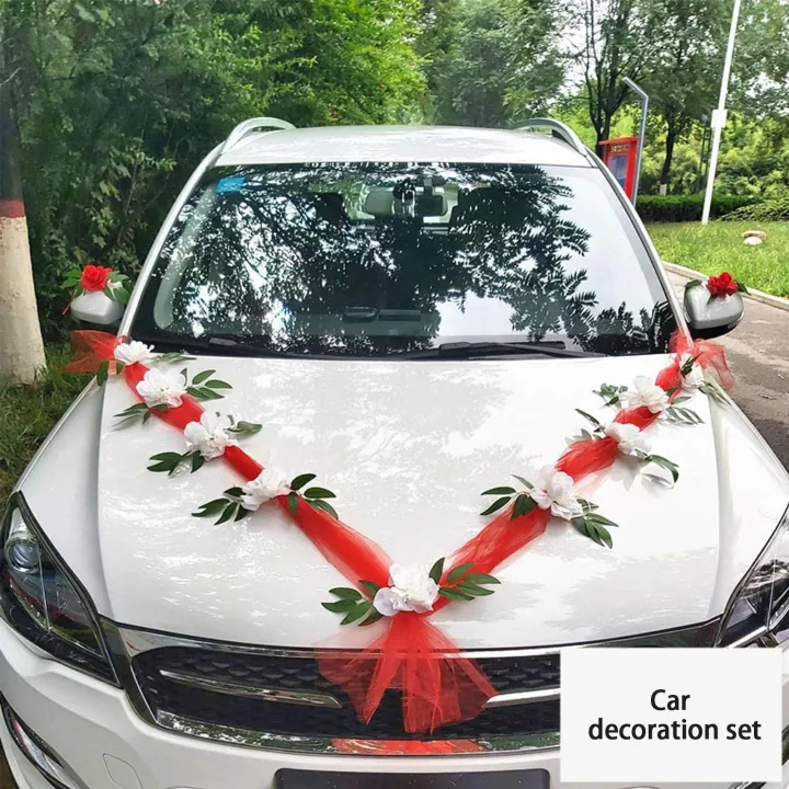 Wedding%20Car%20Flower%20Decoration%20Artificial%20Flowers%20Ornament%20for%20Ceremony%20Accessories%20-%20Image%204