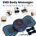 EMS Pocket Body Massager - Blue and Black. 