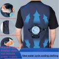 NEW Cooling Vest Polyester TPU Ice Water Circulation Adjustable Tightness Self Suction Pump Outdoor Activity Ice Waistcoat Fishi. 