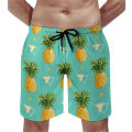 Swim Trunks Men Casual Hawaii Beach Shorts 3D Printed Fruit Board Shorts Swimsuit homme 2023 ropa hombre Summer Cool Ice Shorts. 