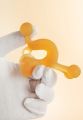 Baby teether cartoon style pony silicone anti-eating hand teether baby molar stick boiled in water high temperature bite gum fun -1pcs.