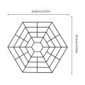20pcs Pond Fish Protection Net Ponds Protective Cover UV-resistant Sink Plastic Floating Guard Pond Guard Fish Netting Hexagonal. 