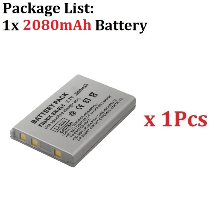 2080mAh%20EN-EL5%20ENEL5%20EL5%20Batteries%20For%20Nikon%20Coolpix%20P530%20P520%20P510%20P100%20P5100%20P5100%20P5000%20P6000%20P90%20P80%20Camera%20Battery%20-%20Image%207
