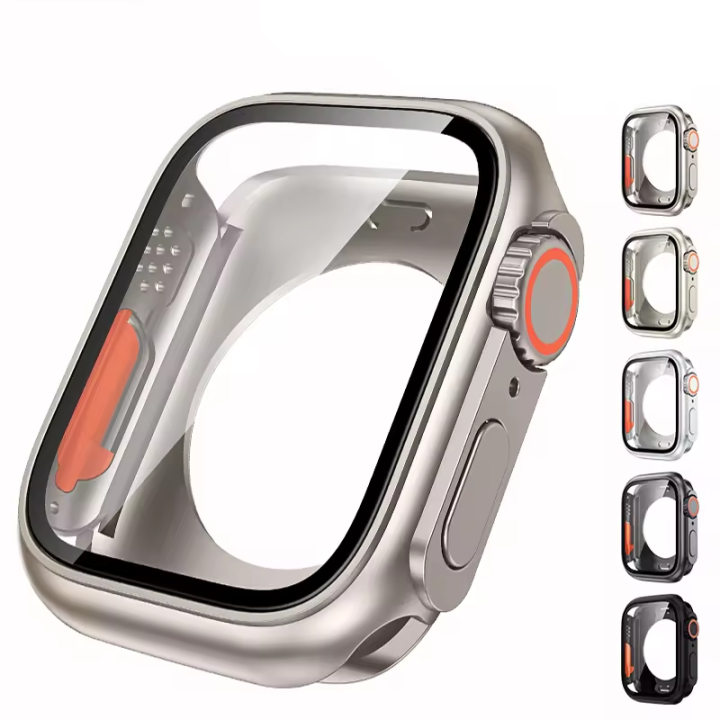 Tempered Glass Cover for Apple Watch 41mm 45mm 40mm 44mm
