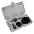 11pcs Hole Saw Cutting Set Kit Drilling Tool Wood Metal Cutter 19-64mm high quality Mandrels Saws Core Drill Bits Woodworking.