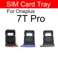 For OnePlus 6/6T,OnePlus 7/7Pro,7T/7T Pro Single / Dual Nano Sim Card Tray Holder Sim Adaptor With Free Sim Ejector Pin Replacement Part. 