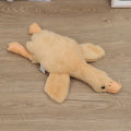 Internet celebrity big white goose pillow plush toy big goose doll sleeping with doll, doll cushion gift cross-border wholesale. 