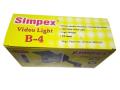 SIMPEX B-4 SUNGUN Video Light with OSRAM 1000 WATT HALOGEN LAMP. 