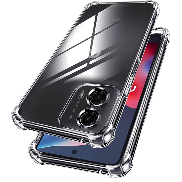 Motorola Moto G24 Power Premium Silicone Case Crystal Clear Soft TPU Ultra-Thin Transparent Flexible Protective Mobile Phone Back Cover