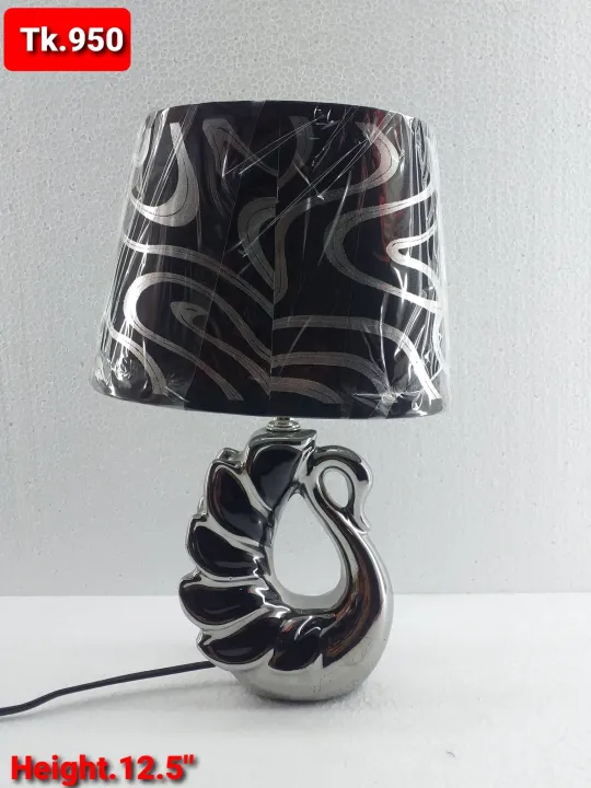 Ceramic%20Table%20Lamp%20With%20Silk%20Shade%20-%20Image%202