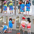Children's basketball suit, bo' Chinese style jersey, explosie street short eeed qui dr training suit, girls' class performance suit. 