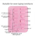 Colorful Silicone Anti Dust Plug -for Laptop Port Cover Stopper Notebook Computer Dustproof USB Interface Waterproof Plug.