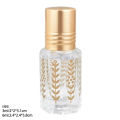 3ml 6ml Glass Roll on Bottle Mini Essential Oil Container Portable Sample Lip Oil Roller Bottle Empty Refillable Perfume Bottles. 
