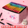 Touch Marker Package Primary School Children 100 Color Double-Headed Art Student Anime Design Washable 60 80.
