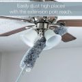 Fan Cleaning Duster with 100 inches Expandable Pole Handle Duster for High Ceiling Fans,Window. 