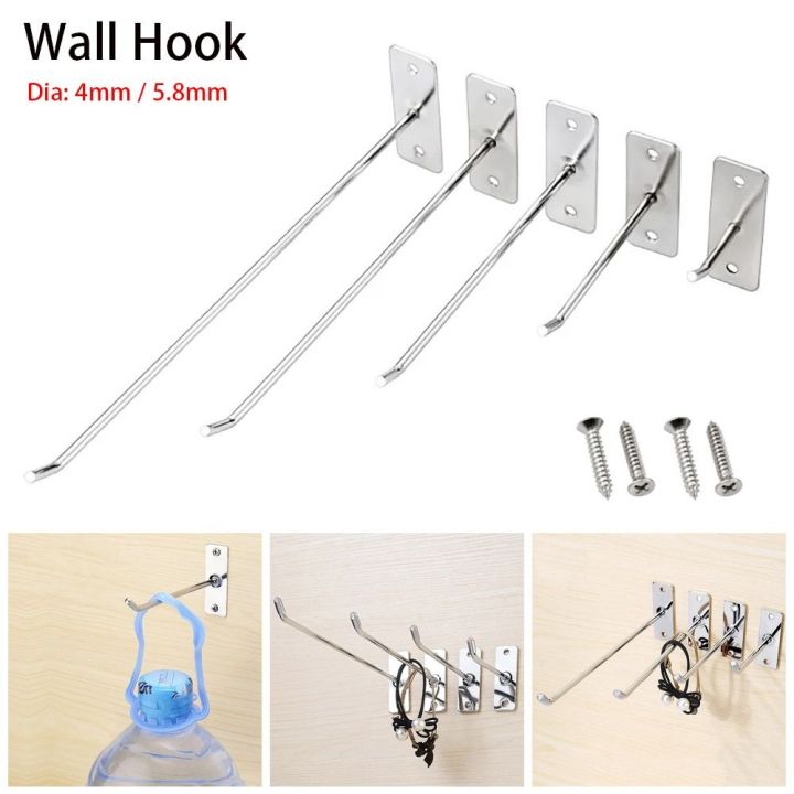 1Pcs Hardware Tool Wall Hook Steel Display Lewelry Hole Board Hook Nail Screws Pegboard Hammer Pliers Mobile Phone Accessories