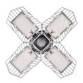LED Garage Light Foldable Deformable Garage Ceiling Lamp with 4 Adjustable Panels 60W 6000LM for Warehouse Bar Basement. 