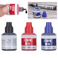 1pc 12ml Whiteboard Marker Pen Refill Ink Black Red Blue 3 Colors Instantly Dry Erasable Ink Refills Tool School Supplies.