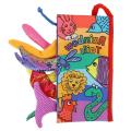 【Toy life hall】Baby Cloth Book Cartoon Animal Puzzle Learning Books with ail W ble Educational. 