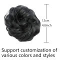 Synthetic Hair Bun Extensions Messy Curly Elastic Hair Scrunchies Hairpieces Chignon wig Pieces for Women. 