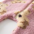 【Broad Sunlight shop】(NEW)Korean Style Zipper Winter Baby Rompers Cute Bear Printing Fleece Thickened Long Sleeve Toddler Jumpsuits Clothing Warm.