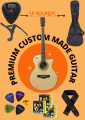 Best Premium Acoustic Guitar Matte Natural With bag-Belt-Strings-Picks-Capo&Holder-(Matte Natural). 