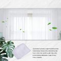Window White Sheer Curtains 84 Inches Long 2 Panels Sheer White. 