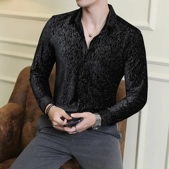 Fashion%20Men's%20Velvet%20Shirts%20Shiny%20Dance%20Clothes%20For%20Men%20Luxury%20Elegant%20Mens%20Dress%20Shirts%20Spring%20Autumn%20Long%20Sleeve%20Casual%20Blouse%20-%20Image%204