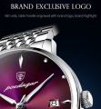 Luxury Men's Watch Waterproof Luminous Hands Automatic Date Stainless Steel Clock Quartz Watch Men's Business Wristwatch. 