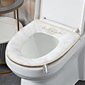 New Toilet Seat Four Seasons Universal Household Toilet Cover Summer Toilet Cushion Ring Pad Waterproof Zipper Bathroom Toilet. 
