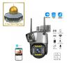 Dual-Lens Speed Wifi Camera Outdoor Two Way Audio Home Security IP Camera Video Pan Tilt Dome Camera V380 PRO. 