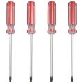 4X Plastic Handle T20 Security Torx Screwdriver Hand Tools.