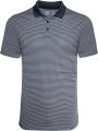 Three Sixty Six Dry Fit Golf Shirts - Short Sleeve Mens Stripe Polo Shirt Lightweight and Breathable Gym Sportswear Fitness.