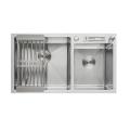 TekaSpain Handmade Stainless Steel Kitchen Sink 32 x 18".
