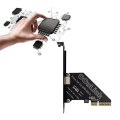 PCIe 4.0 X4 to Oculink SFF8611/8612 Expansion Card to SFF-8639 U.2 SSD for External Graphics Card for Win/Linux.