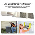 Air Conditioning Fin Cleaning Comb Stainless Steel Fin Straightener Brush Air Conditioner Cleaning Tool Cleaning Supplies 1Pcs.