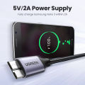 UGREEN Micro B Cable USB 3.0 3A Fast Charging 5Gbps Data Cable External HDD Cable USB Cord for Samsung Hard Disk SSD Sata Cable. 