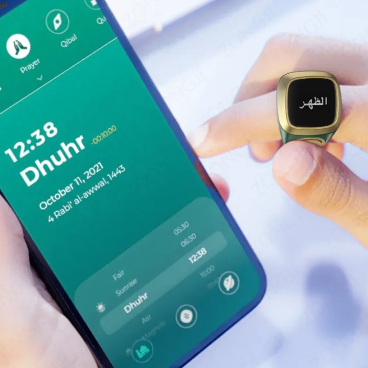 2024%20IQibla%20Smart%20Zikr%20Ring%20Praise%20Tasbih%20Tally%20Electronic%20Digital%20Counter%20for%20Muslims%20Prayer%20Time%20Vibration%20Reminder%20Waterproof%20-%20Image%204