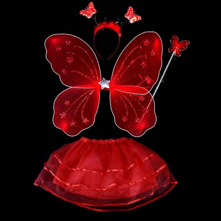 4Pcs/set%20Fairy%20Princess%20Kids%20Baby%20Girl%20Photo%20Costume%20Butterfly%20Wing%20Wand%20Headband%20Tutu%20Skirt%20Costume%20Clothes%20Set%20-%20Image%205