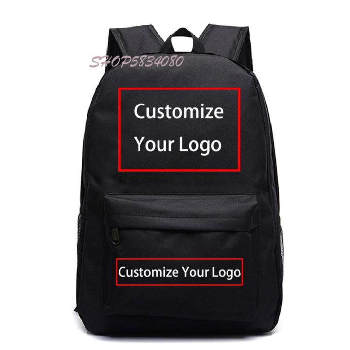 DIY Backpack Dropshipping Customer Backpack Custom Logo School Bags For Boys Girls Teenage Bagpack Travel Bag Mochila Para Mujer