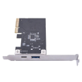 3.2 GEN2 10G + Type C 10G Adapter PCI Express X4 Expansion Card. 
