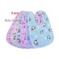 Baby Cotton bib 6 pcs (Multicolor)China.