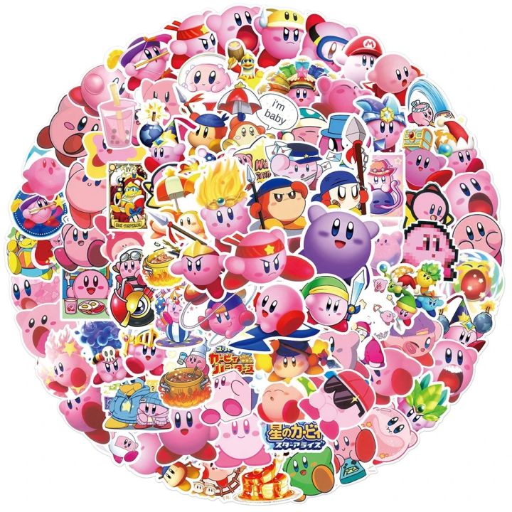 10/30/50/100PCS%20Game%20Kirby%20Stickers%20Kawaii%20Decals%20Classic%20Toy%20DIY%20Phone%20Luggage%20Guitar%20Car%20Cartoon%20Graffiti%20Sticker%20Kids%20Gift%20-%20Image%202